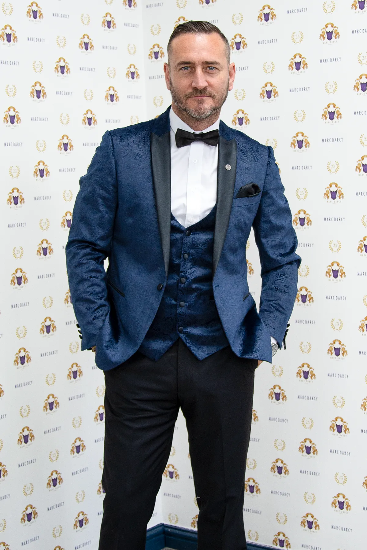 Coronation Street's Will Mellor (Harvey Gaskell) in Simon Velvet Blazer & Waistcoat