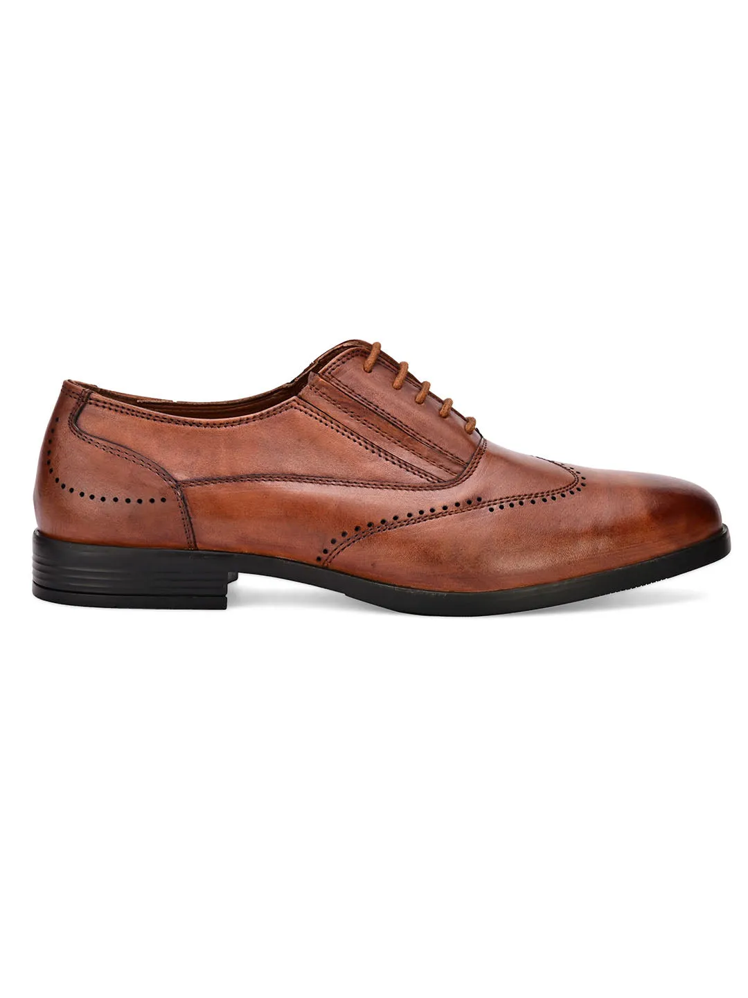 Cruz Tan Solid Brogues