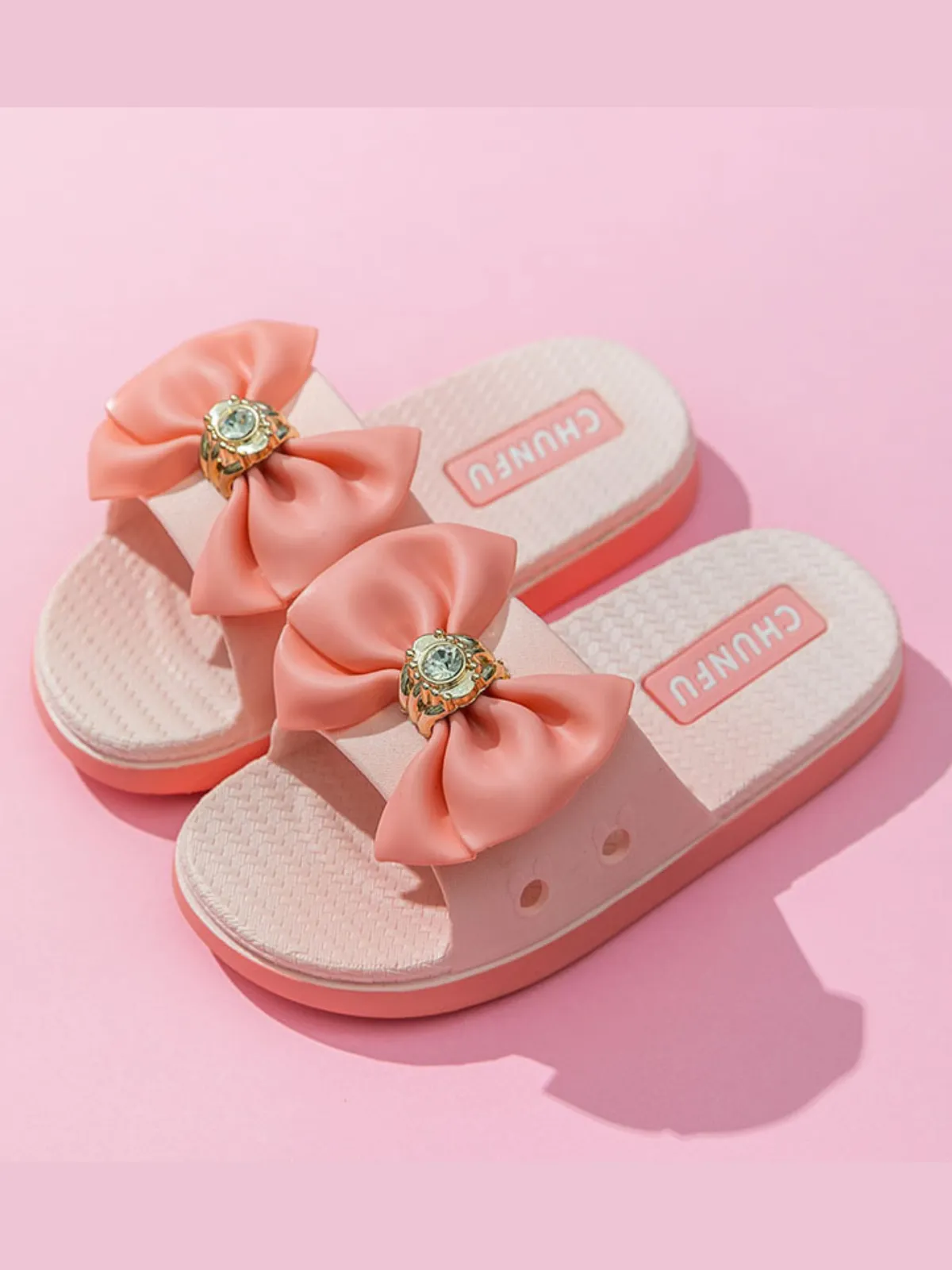 Diamond Darling Bow Sandals by Liv and Mia