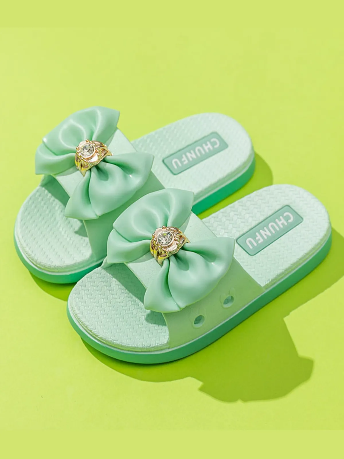 Diamond Darling Bow Sandals by Liv and Mia