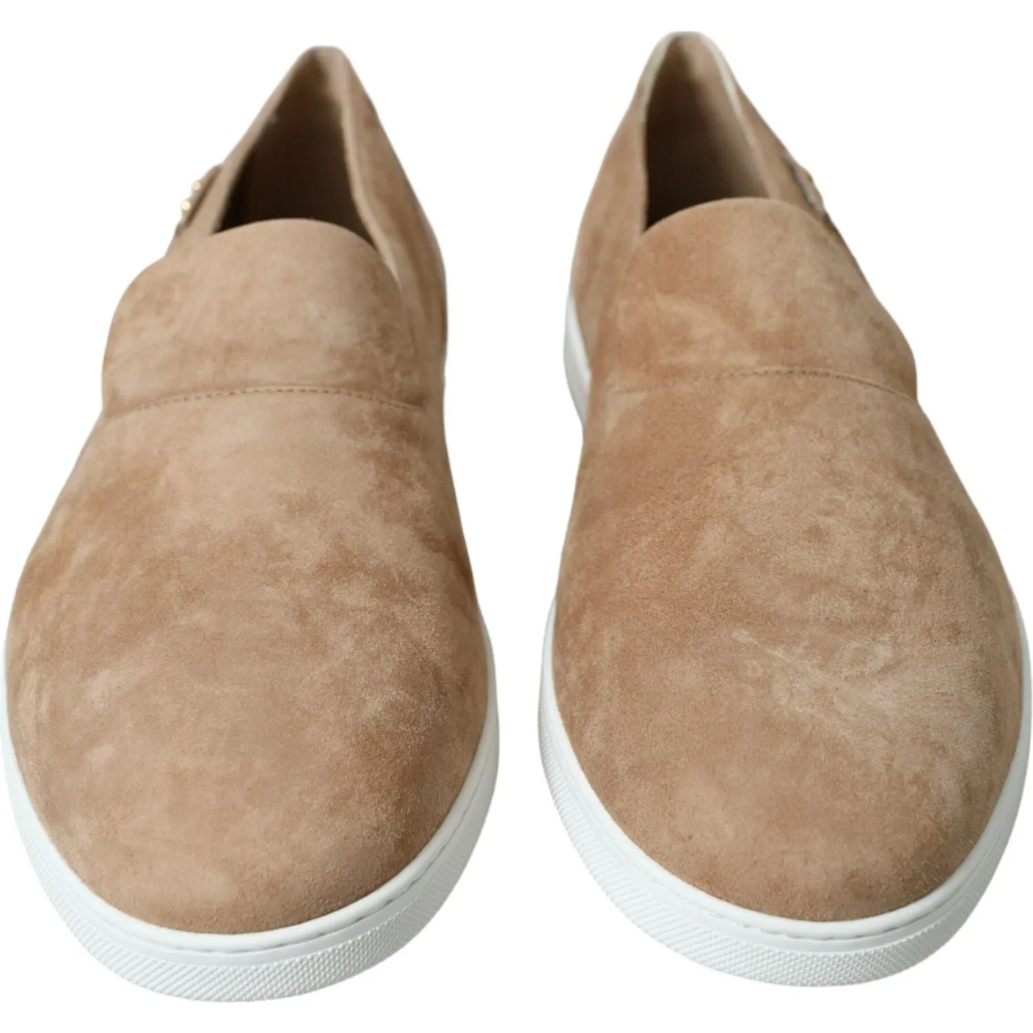 Dolce & Gabbana Elegant Beige Leather Loafers