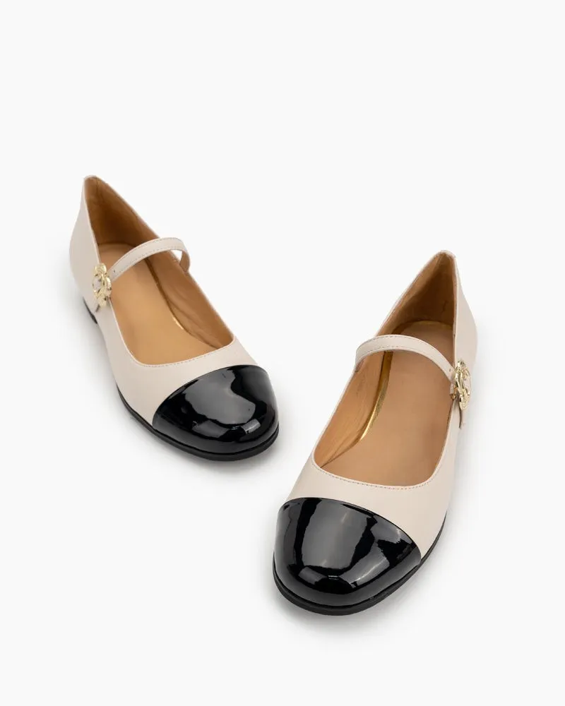 Dressy Comfortable Round Toe Slip on Ballet Mary Jane Flat Loafers