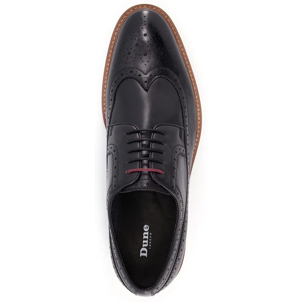 Dune Superior Leather Wingtip Brogue Shoes