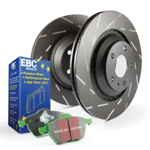 EBC Brakes S2KF1028 S2 Kits Greenstuff 2000 and USR Rotors