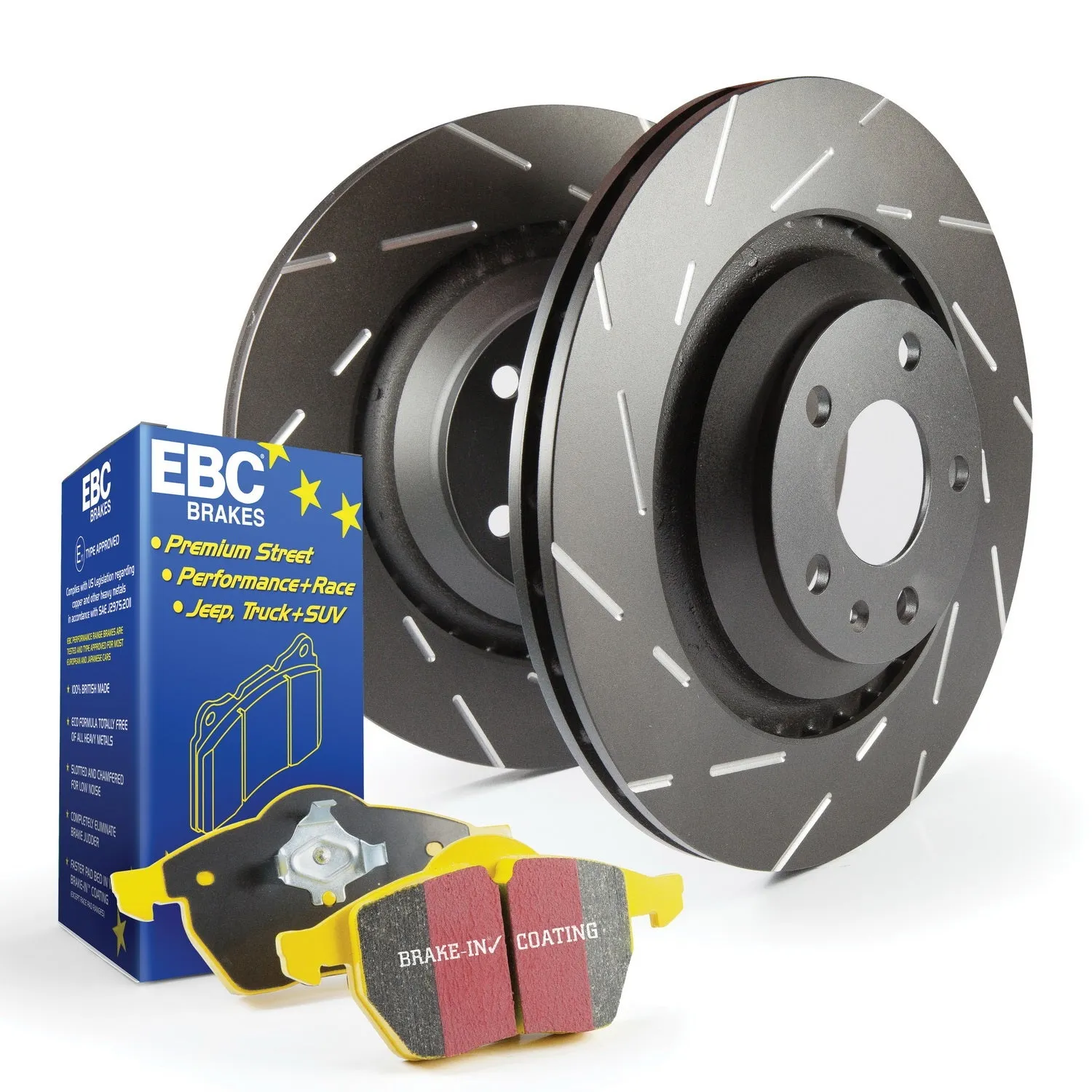 EBC Brakes S9KF1123 S9 Kits Yellowstuff and USR Rotors