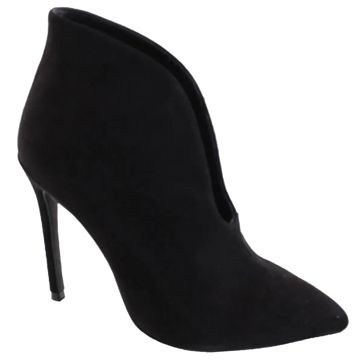 Elegant Footwear Women's Vamp Stiletto Heel Pointed Toe Ankle Bootie