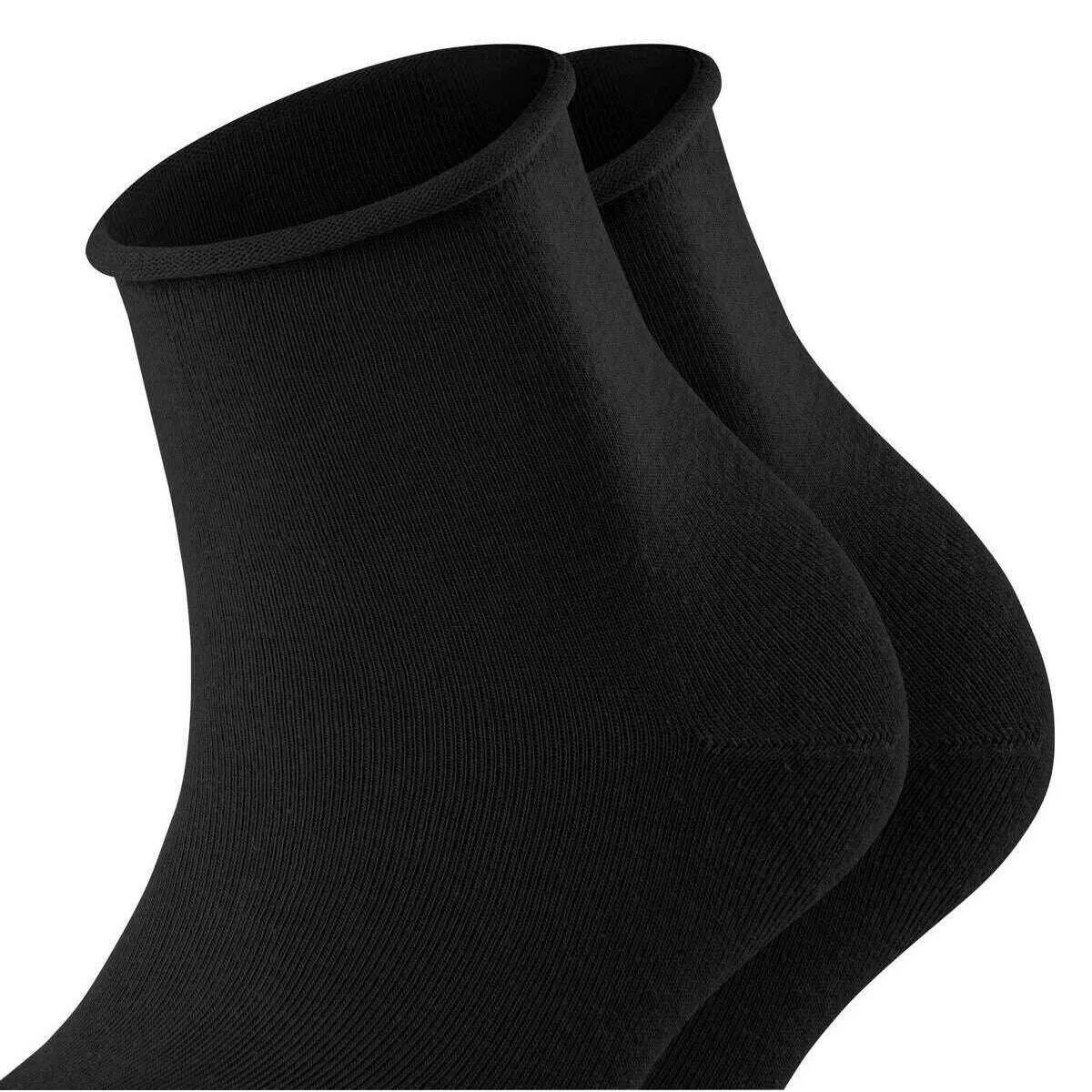 Esprit Basic Pure 2 Pack Short Socks - Black