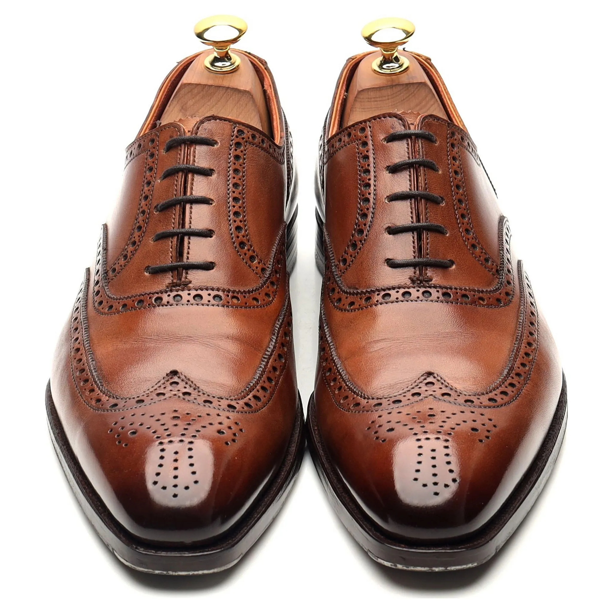 'Fairford' Brown Leather Oxford Brogues UK 6.5 E