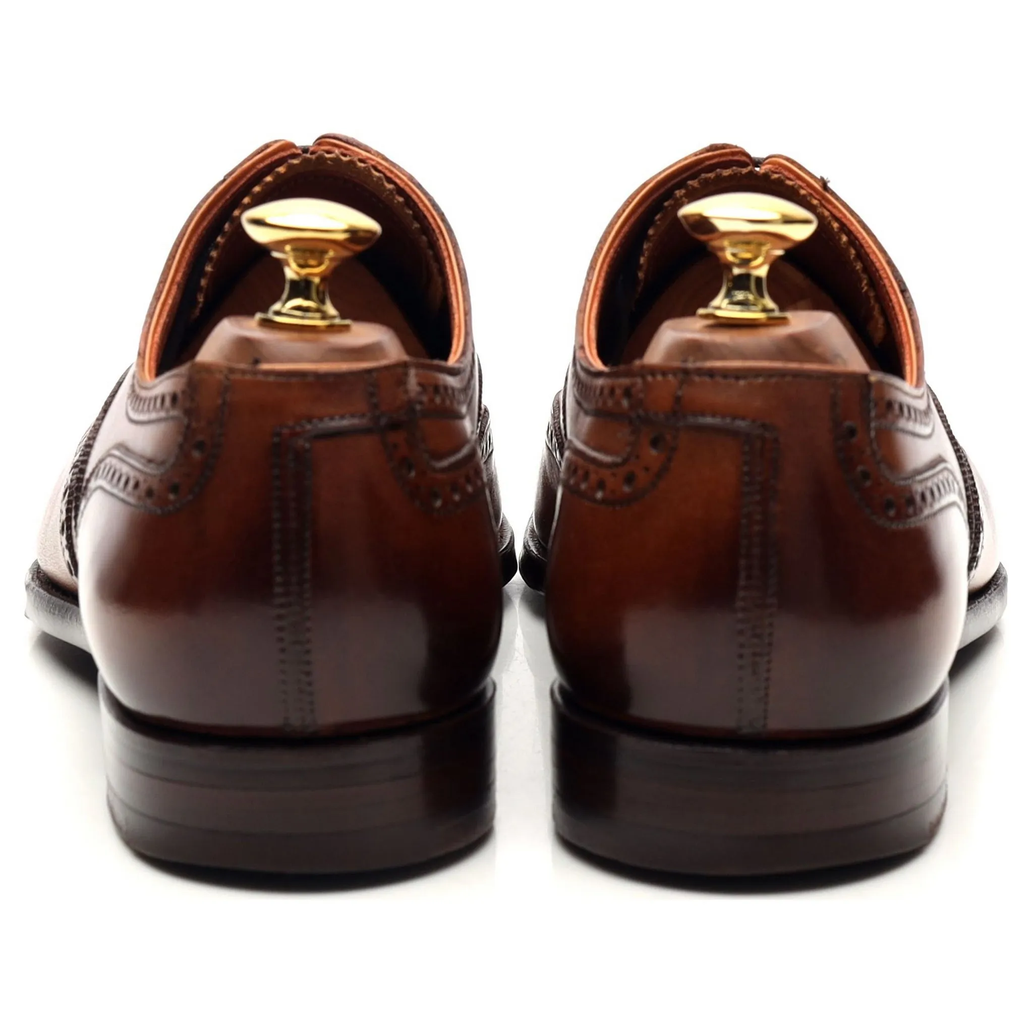 'Fairford' Brown Leather Oxford Brogues UK 6.5 E