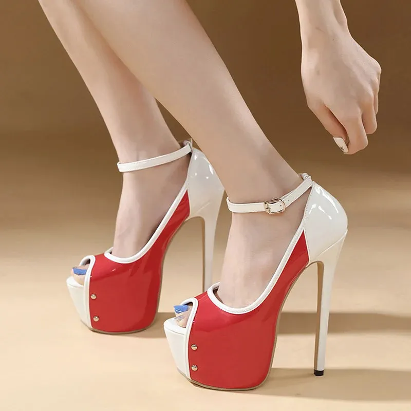 Fashion peep toe platform high heel Shoes