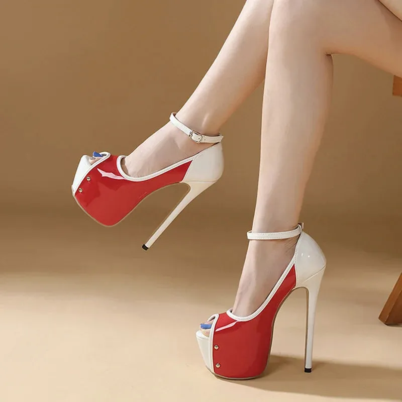 Fashion peep toe platform high heel Shoes