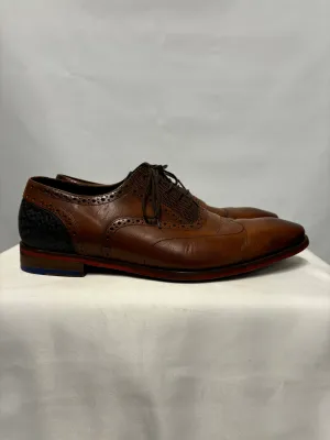 Floris Van Bommel Chestnut Brown Lace Up Shoes 9.5