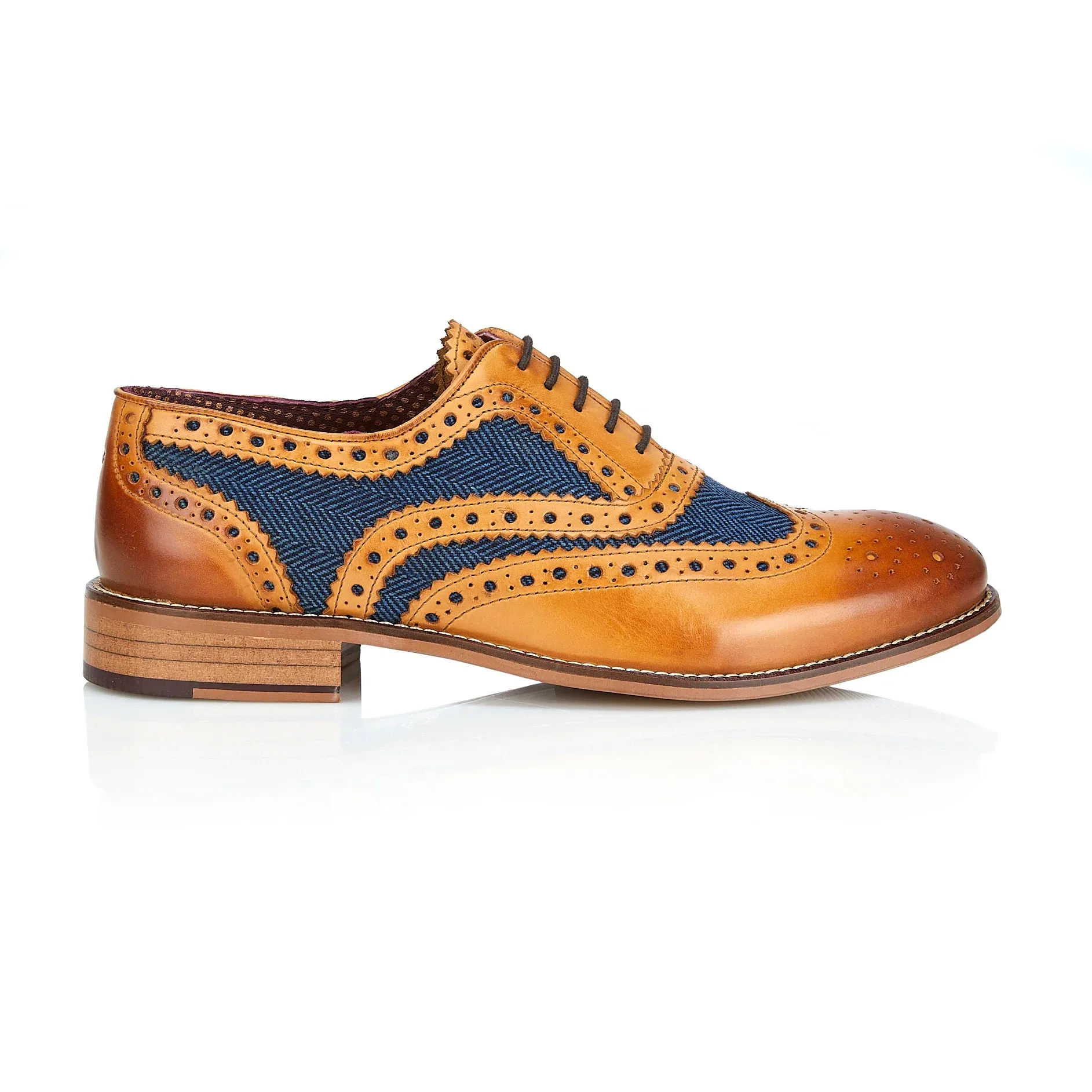 Gatsby Tan / Blue Tweed