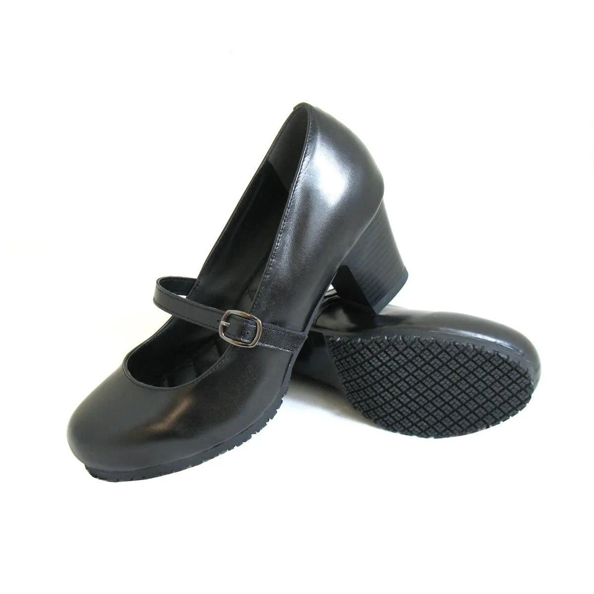 Genuine Grip Footwear- 8200 Black Mary Jane Women's Shoe