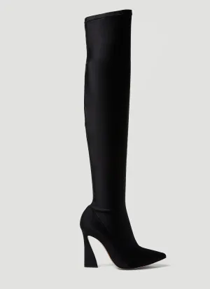 Gianvito Rossi Aura Lycra Heeled Boots