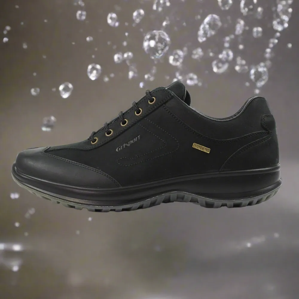 Grisport Westpoint Black Shoes Walking Shoe Water Resistant Comfort