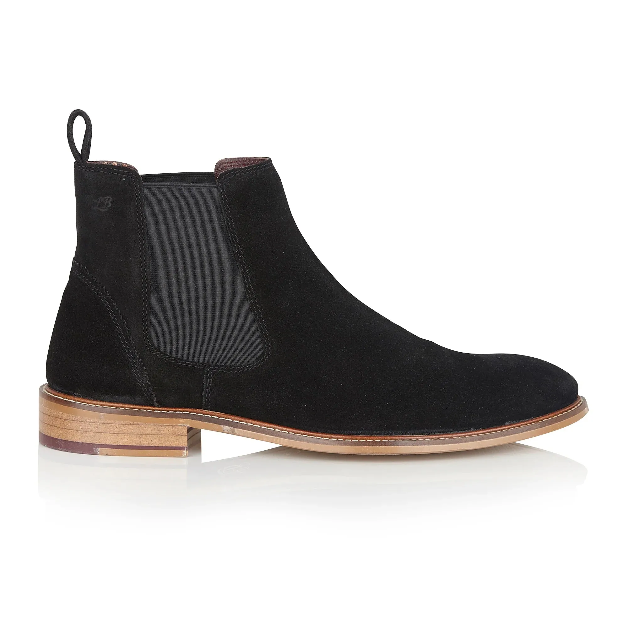 Hamilton Suede Chelsea Boot Black