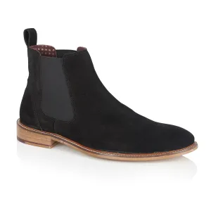 Hamilton Suede Chelsea Boot Black