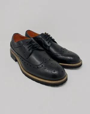 HANNOVER MEN’S OVERSIZED BROGUES | BLACK