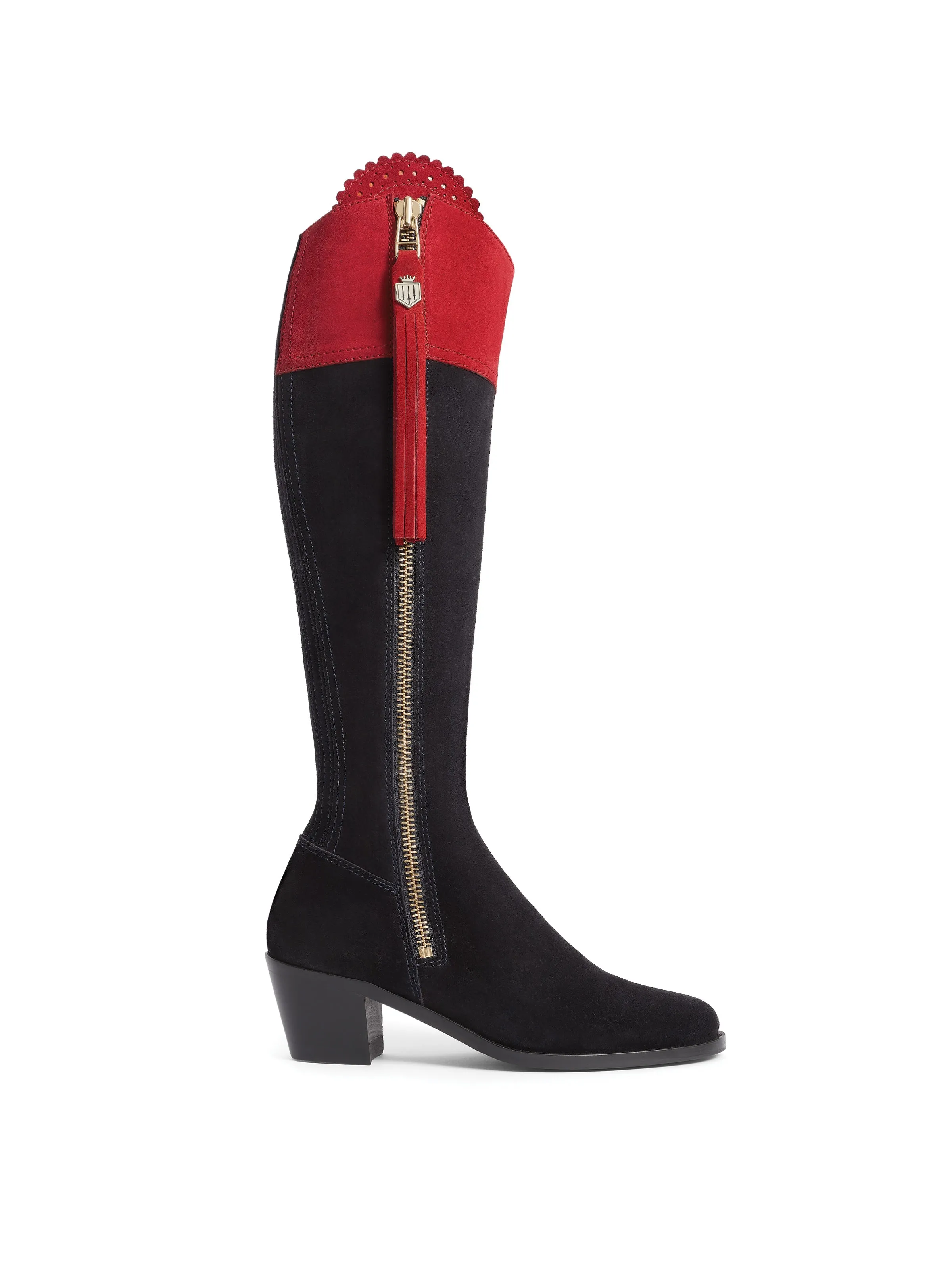 Heeled Regina (Sporting Fit) - British Equestrian Red & Navy