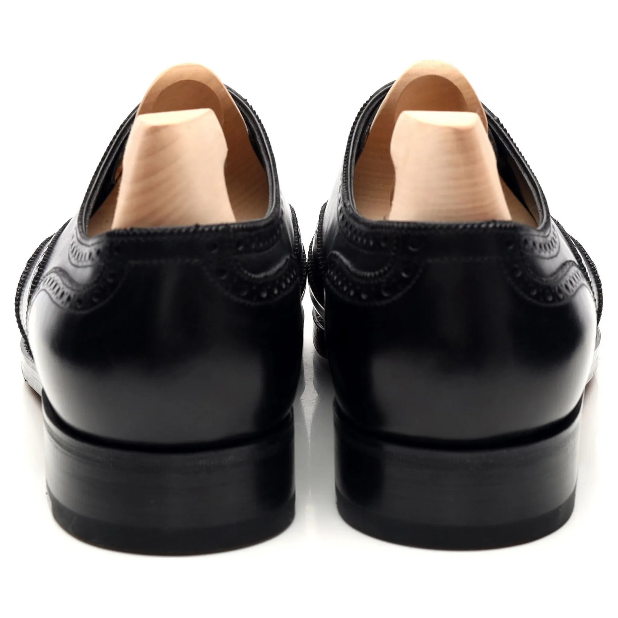 'Henford' Black Leather Oxford Brogues UK 9 E