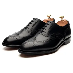 Henry Maxwell Black Leather Brogues UK 10.5 E