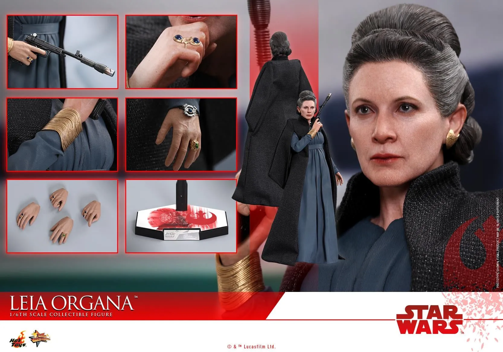 Hot Toys - MMS459 - Star Wars - The Last Jedi - Leia Organa