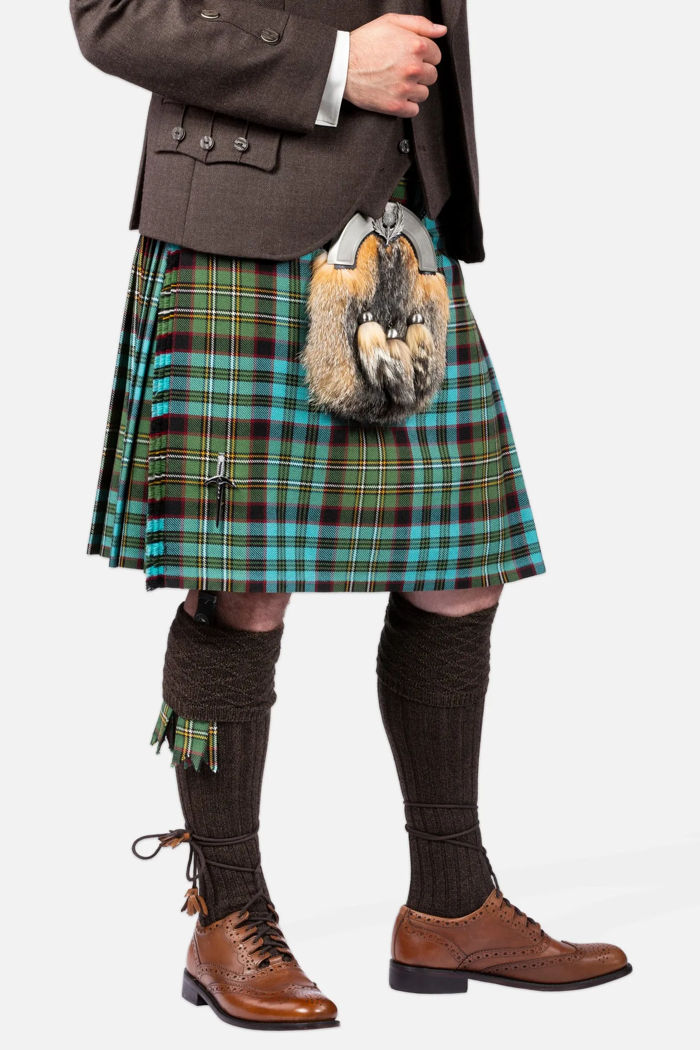 Hunting Nicolson Muted / Peat Holyrood Kilt Hire Outfit