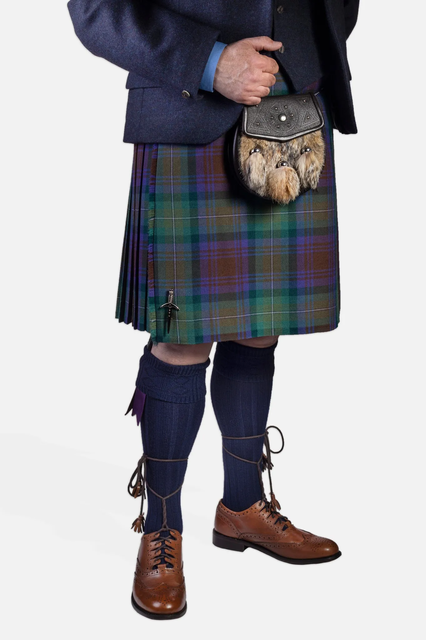 Isle of Skye / Lovat Navy Tweed Kilt Hire Outfit