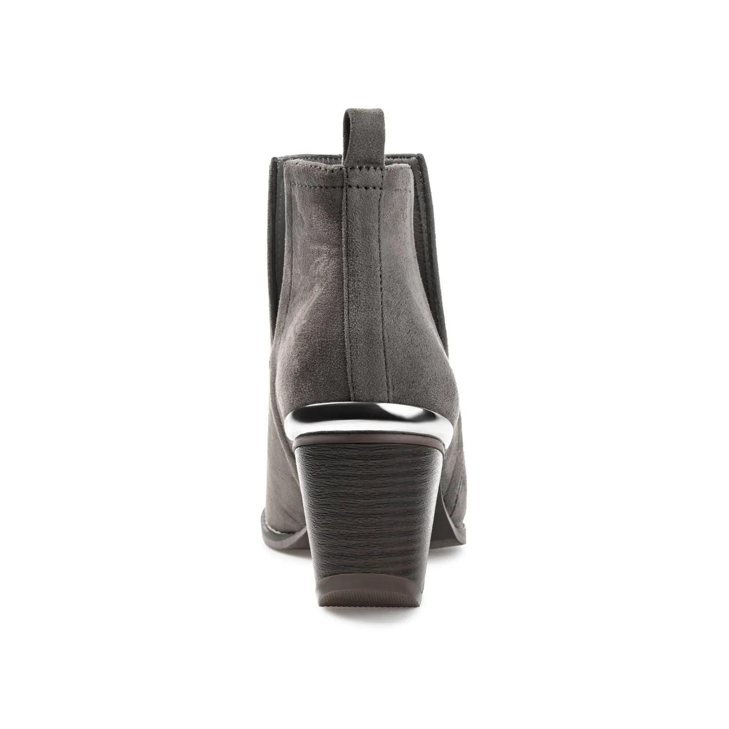 ISSLA CUTOUT BOOTIES IN FAUX SUEDE