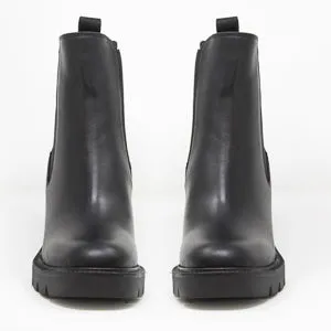 Jane Galland Black Leather Chelsea Boots