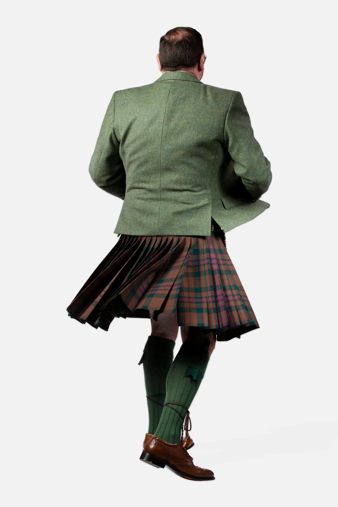 John Muir Way / Lovat Green Tweed Kilt Hire Outfit