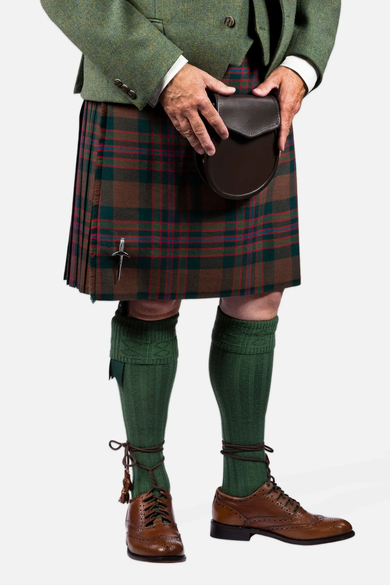 John Muir Way / Lovat Green Tweed Kilt Hire Outfit