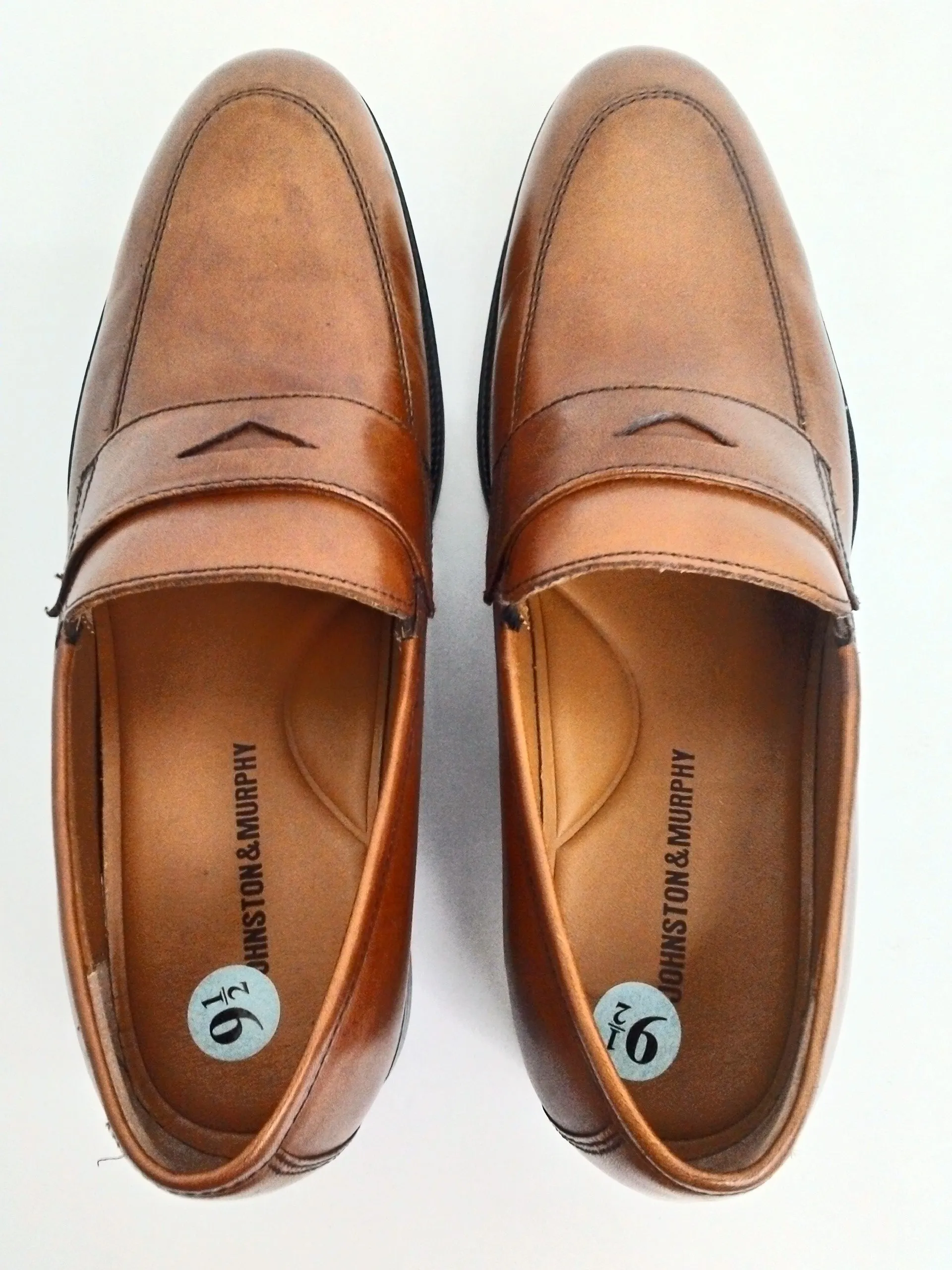 Johnston & Murphy Brown Loafers Size 9.5