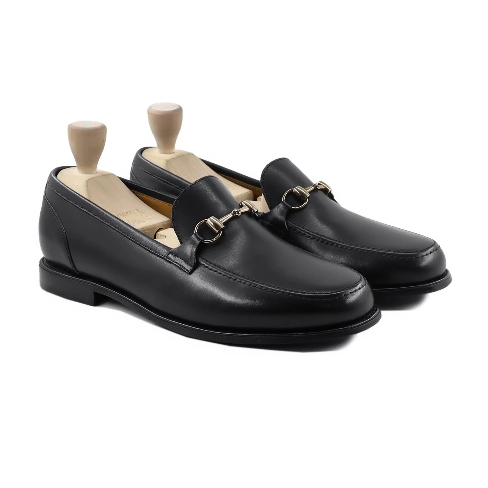 Justus - Men's Black Calf Leather Loafer