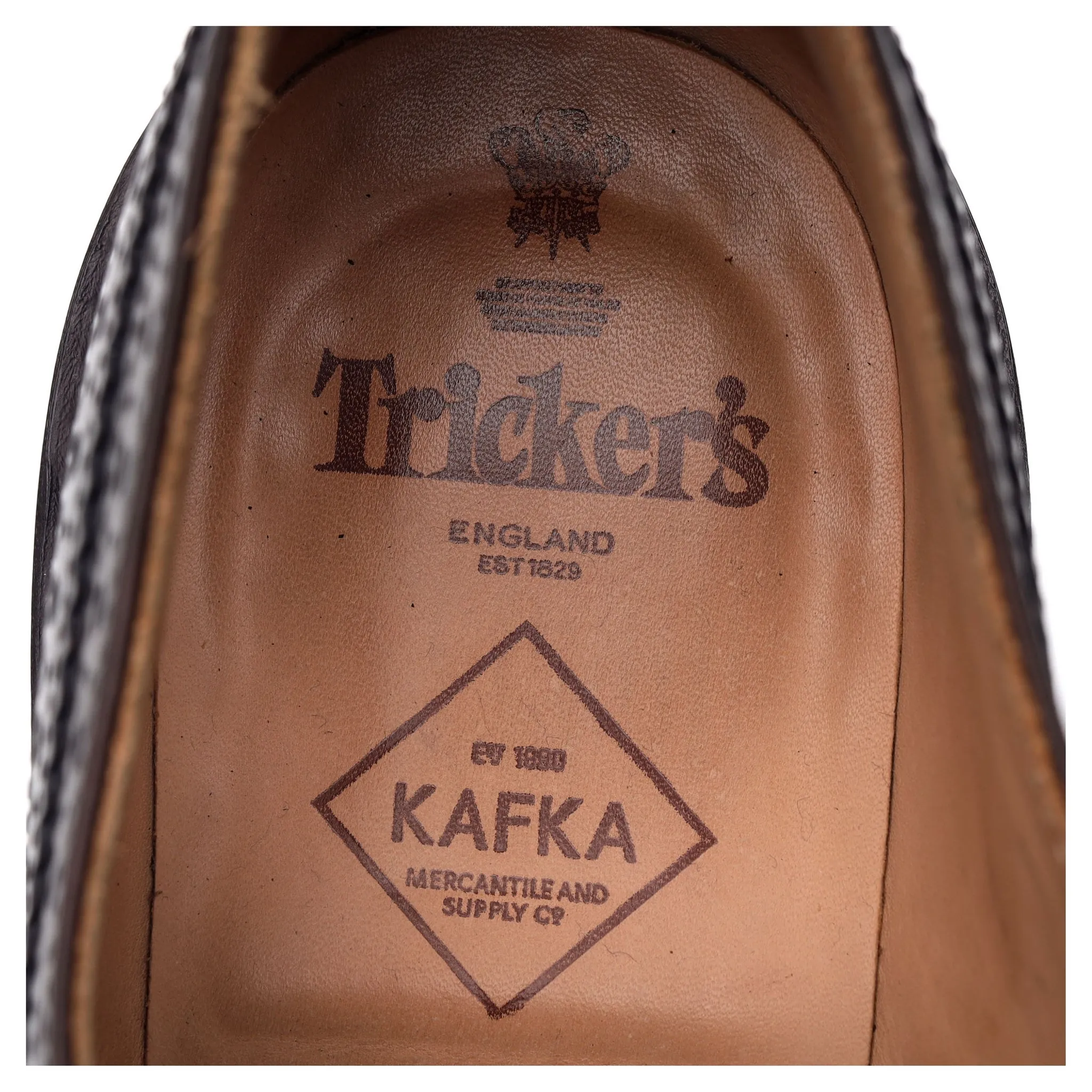 Kafka 'Bourton' Dark Brown Leather Derby Brogues UK 9.5