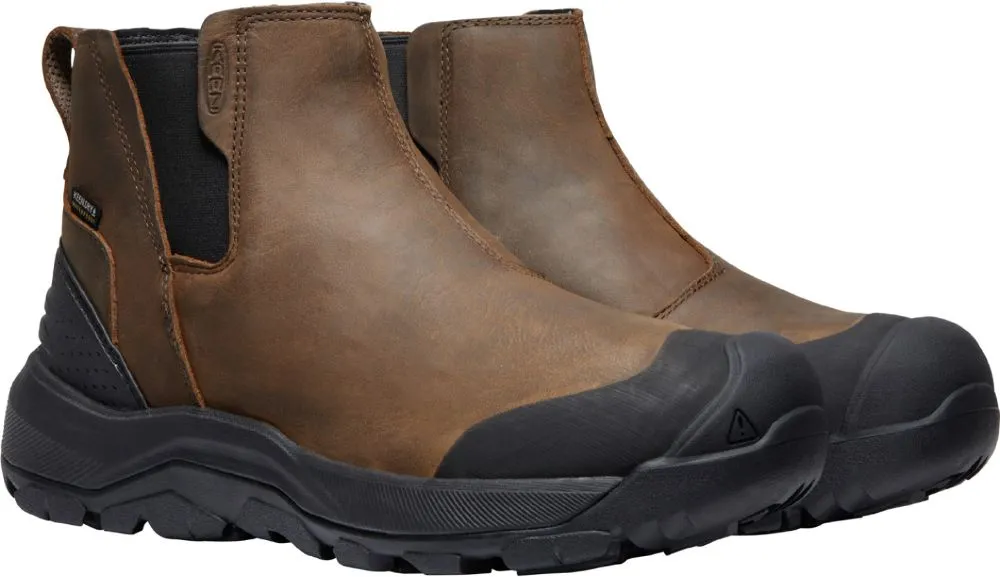 'Keen Outdoor' Men's Revel IV Chelsea Insulated WP Boot - Canteen / Black