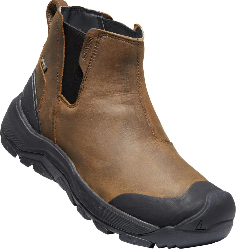 'Keen Outdoor' Men's Revel IV Chelsea Insulated WP Boot - Canteen / Black