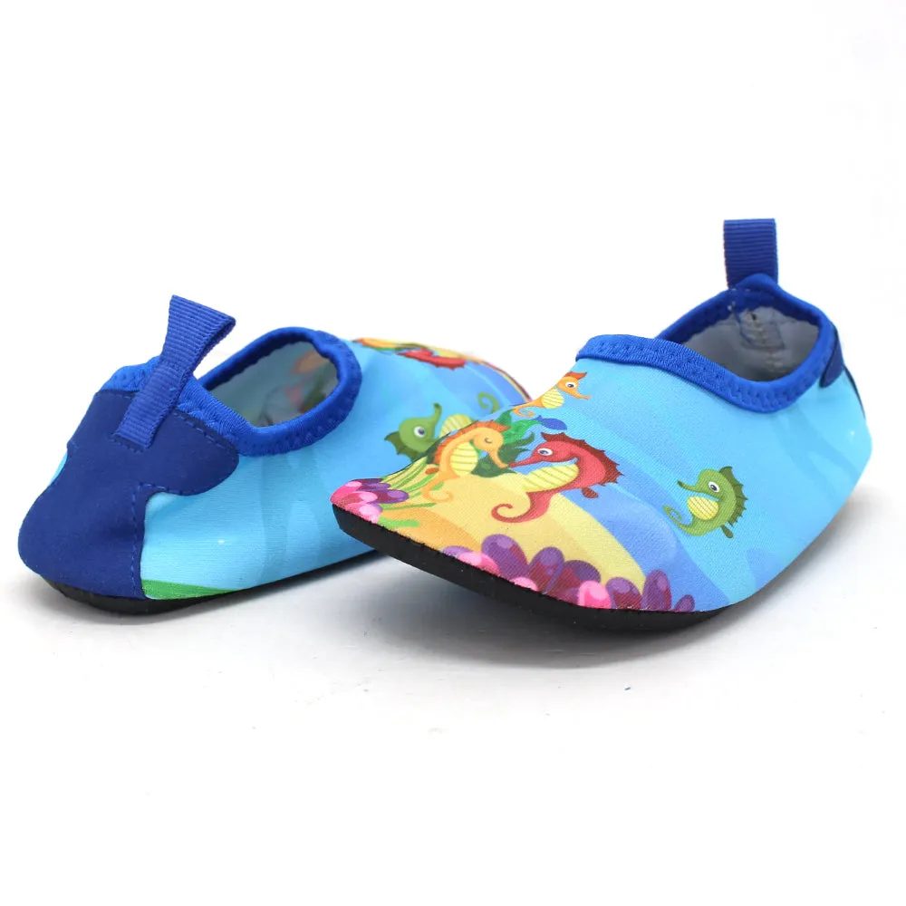 Kid's Girl Printed Water Shoes,Multi