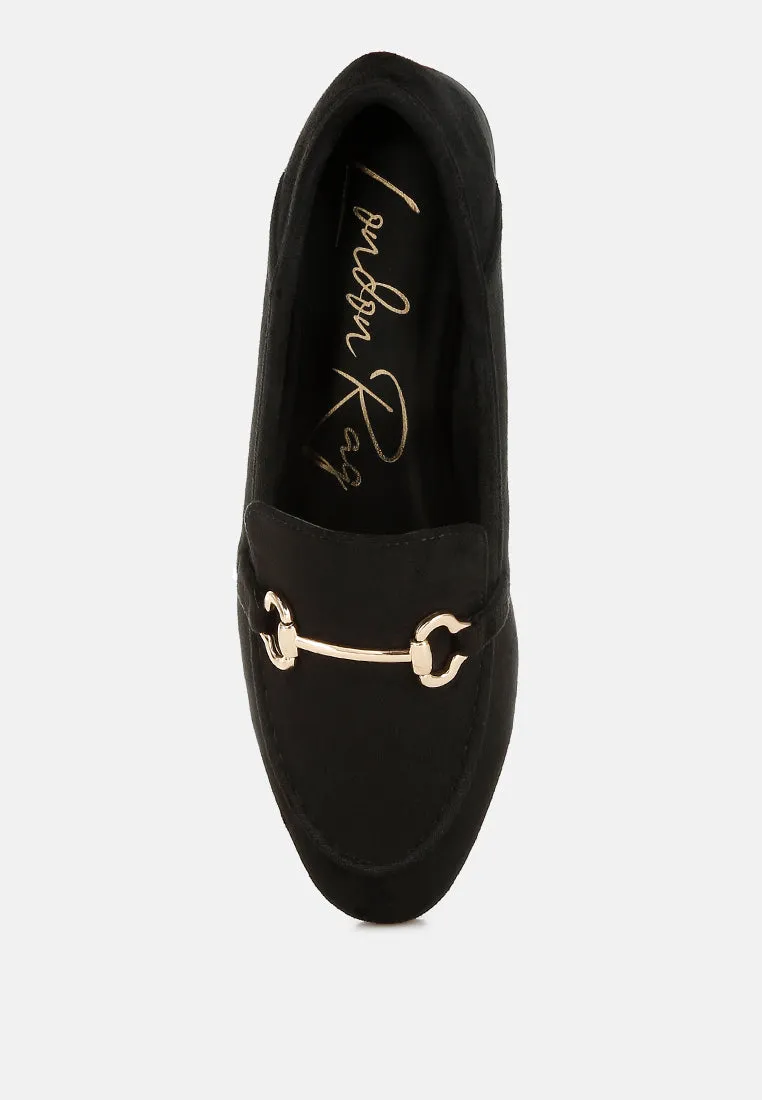 Kingsley Horsebit Embellished Loafers