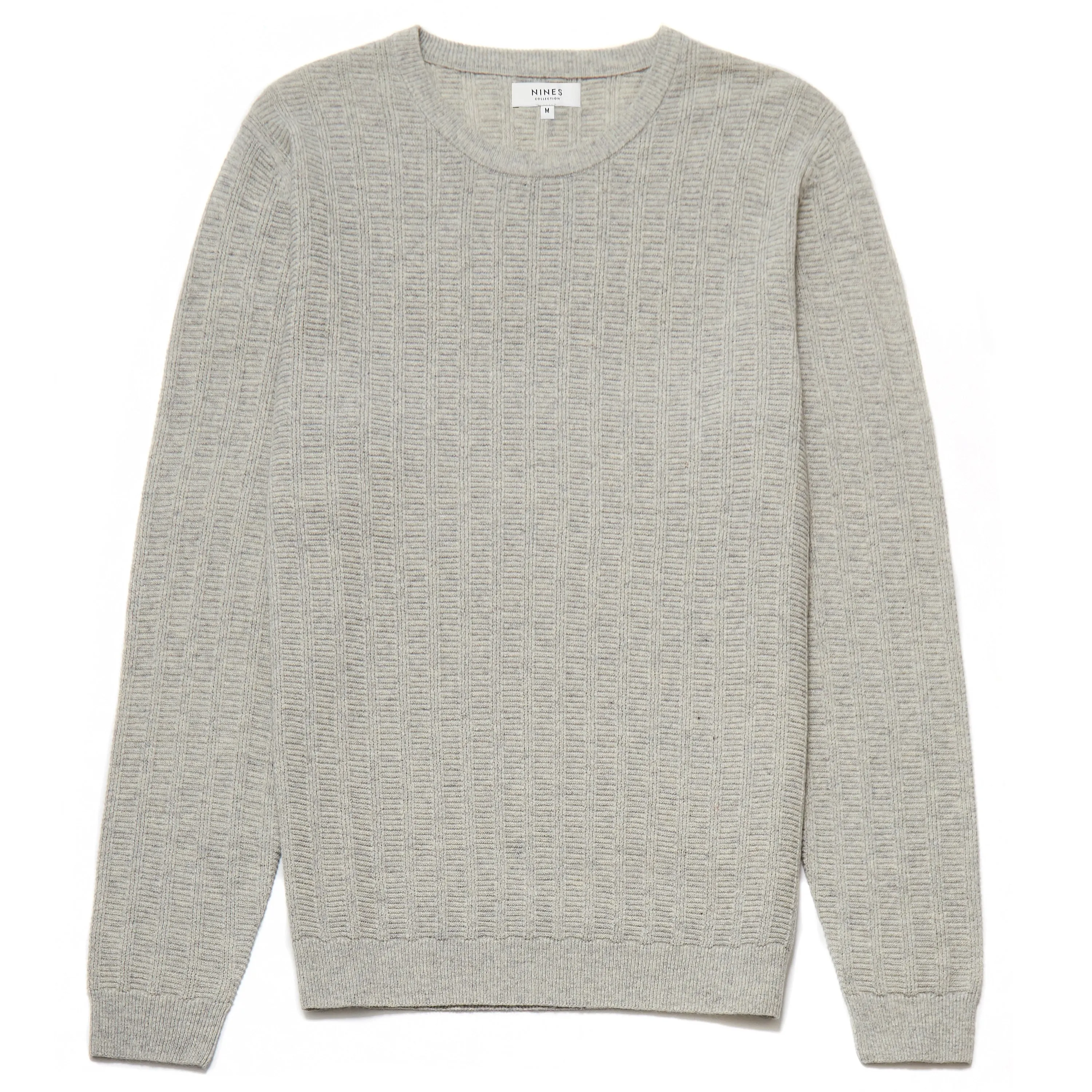 Knightsbridge Lambswool Blend Jumper in Grey