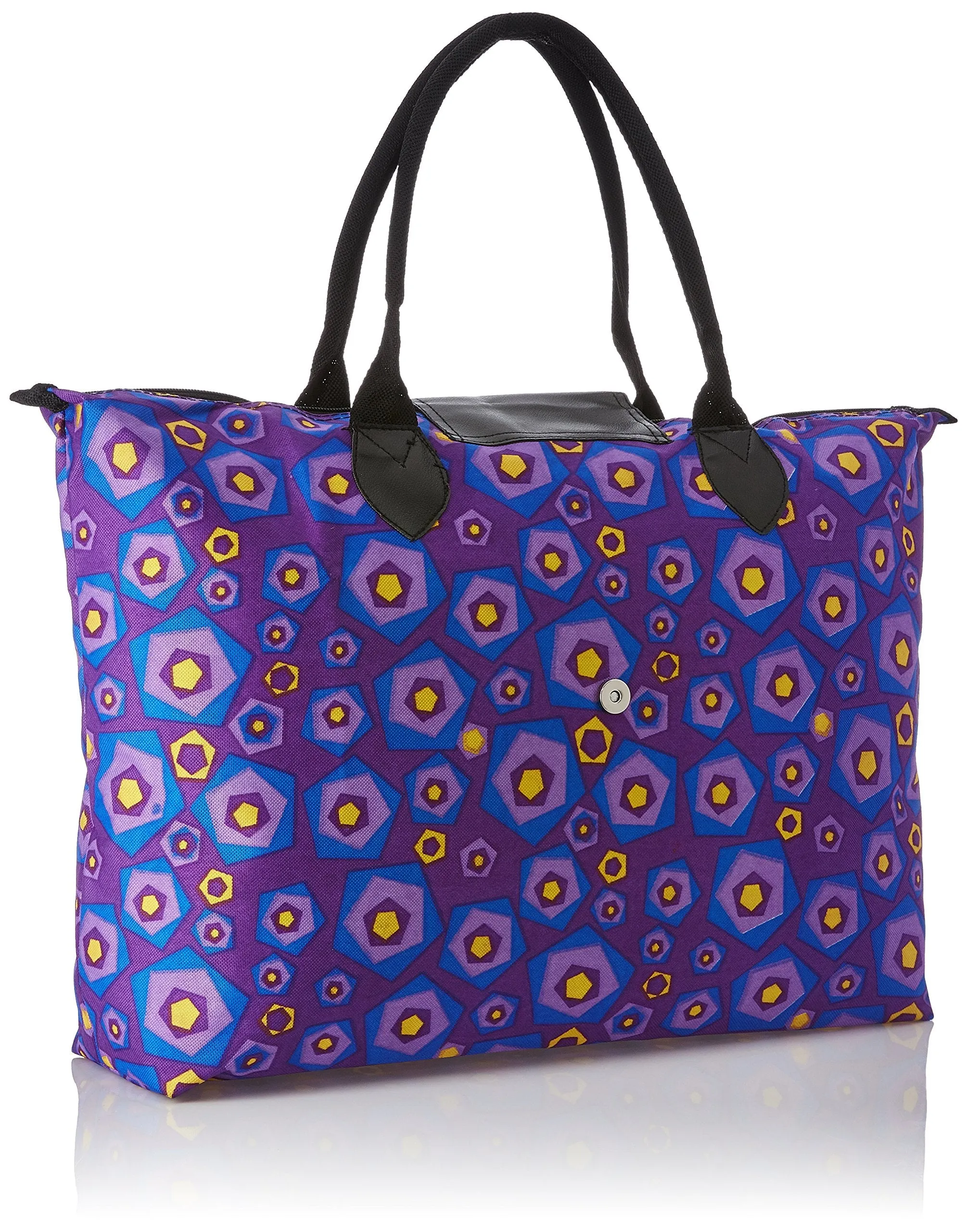 Kuber Industries Fabric 50 cms multicolour Shopping Bag (TRAVEL03159)