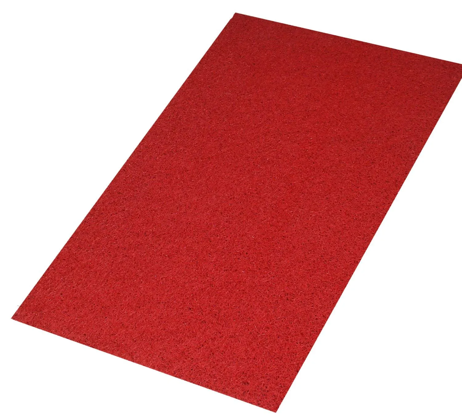 Kuber Industries PVC Door Mat - 24" x 15", Red