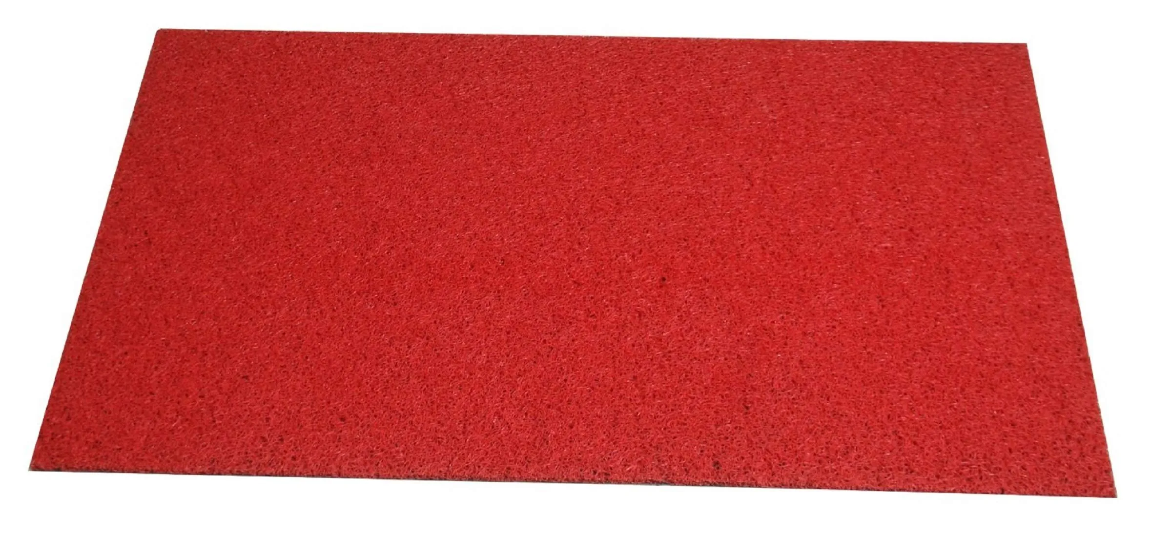 Kuber Industries PVC Door Mat - 24" x 15", Red