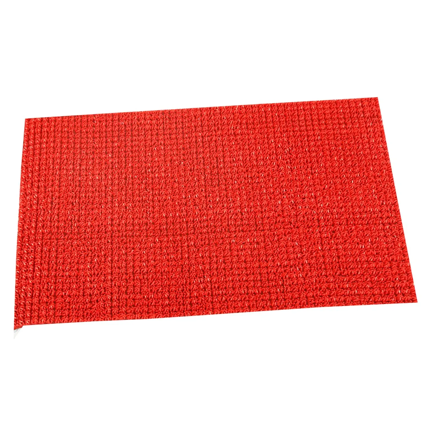 Kuber Industries PVC Doormat - 24"x15", Red