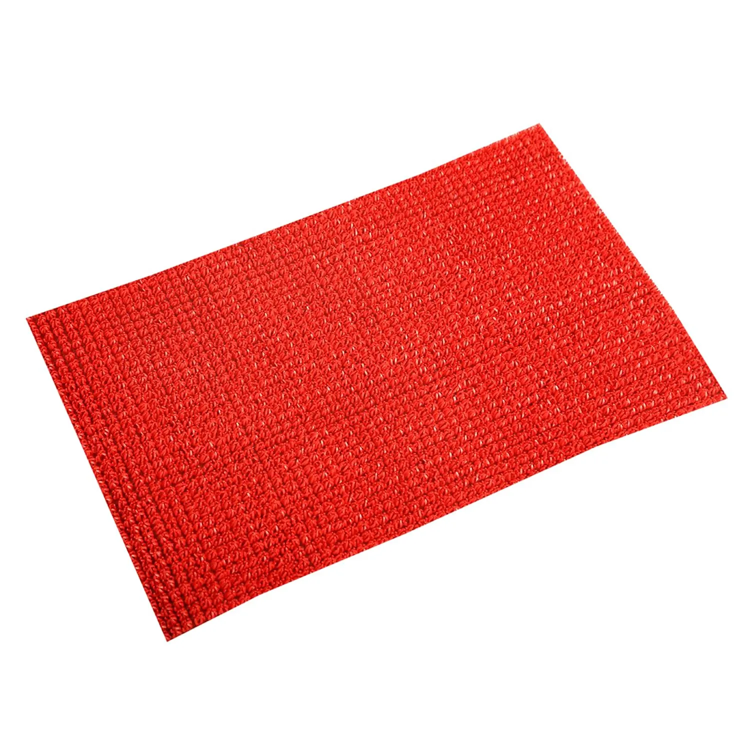 Kuber Industries PVC Doormat - 24"x15", Red