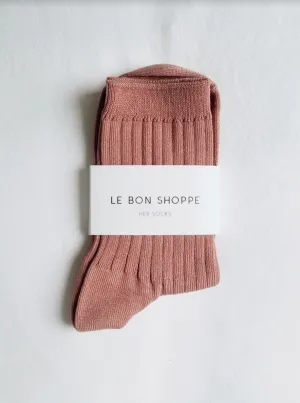 Le Bon Shoppe Nude Peach Her Socks