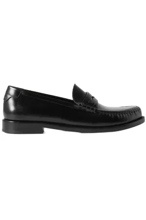 Le Loafer Black Leather Loafers