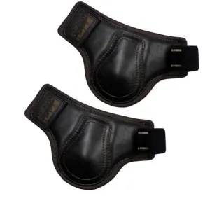 LEATHER FETLOCK BOOTS BLACK