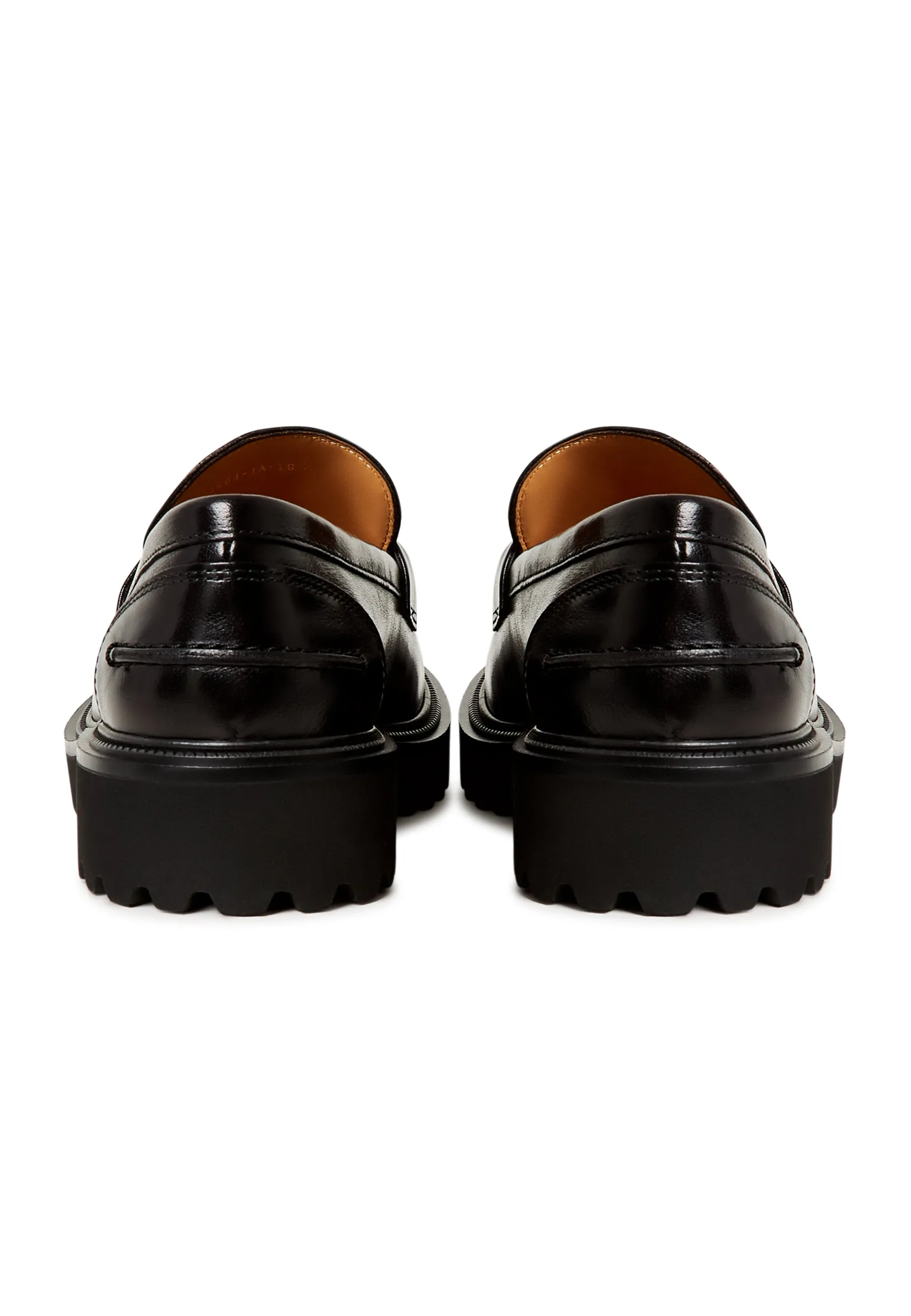 Leather Loafers Dennise - Black